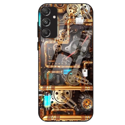 Steampunk Gear - Glass Case For Samsung Galaxy M34