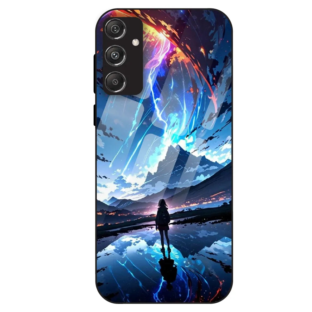 Dreamscape Sky - Glass Case For Samsung Galaxy M34