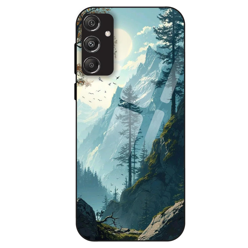 Mountain Landscape - Glass Case For Samsung Galaxy M34