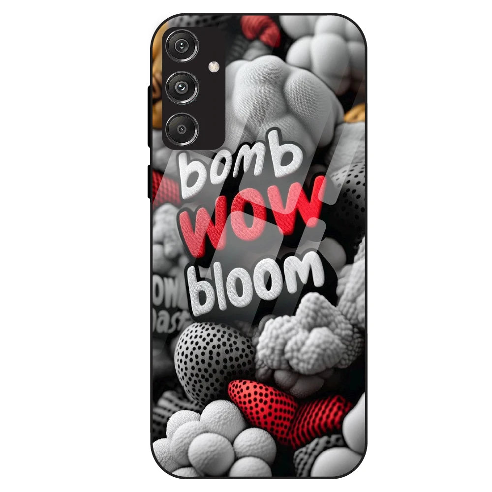 Urban Pop Text Aesthetic - Glass Case For Samsung Galaxy M34