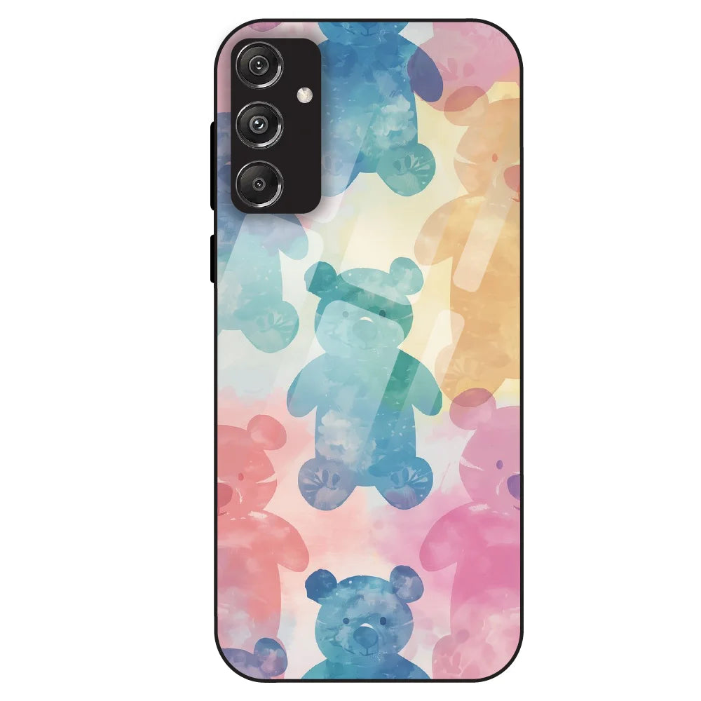 Pastel Teddy Dream - Glass Case For Samsung Galaxy M34