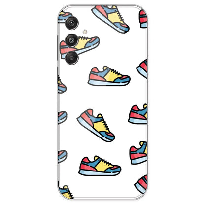 Sneakers - Clear Printed Silicone Case For Samsung Galaxy M34