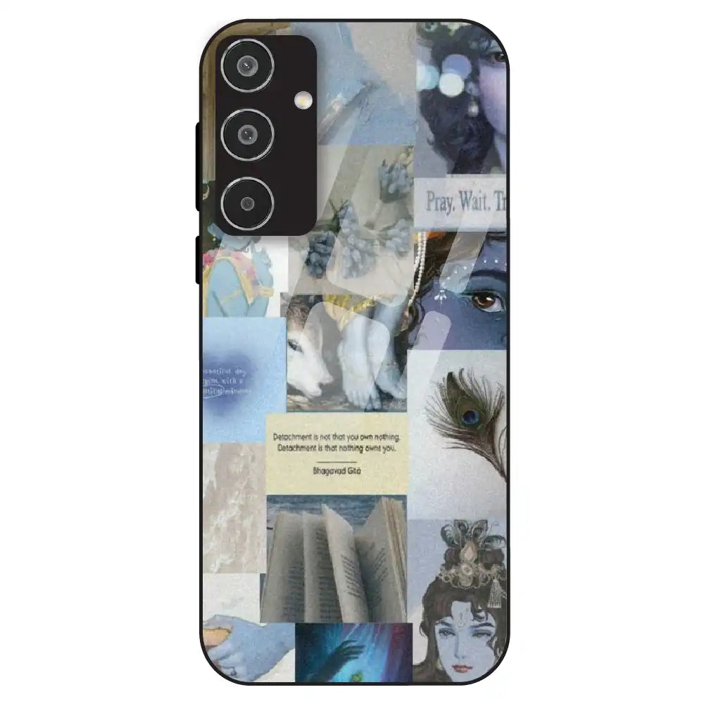 Krishna Aesthetic - Glass Case For Samsung Galaxy M35