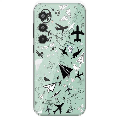 Planes - Printed Silicone Case For Samsung Galaxy M35
