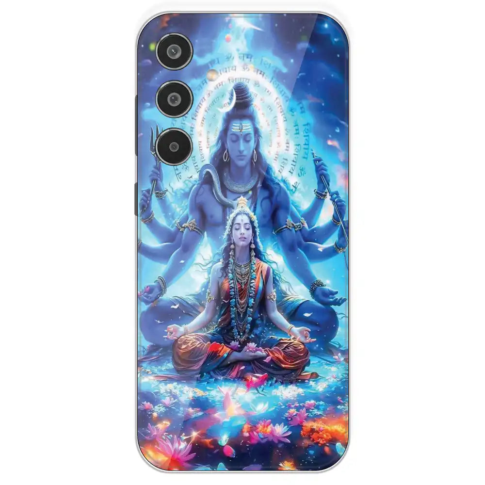 Shiv Parvati - Printed Silicone Case For Samsung Galaxy M35