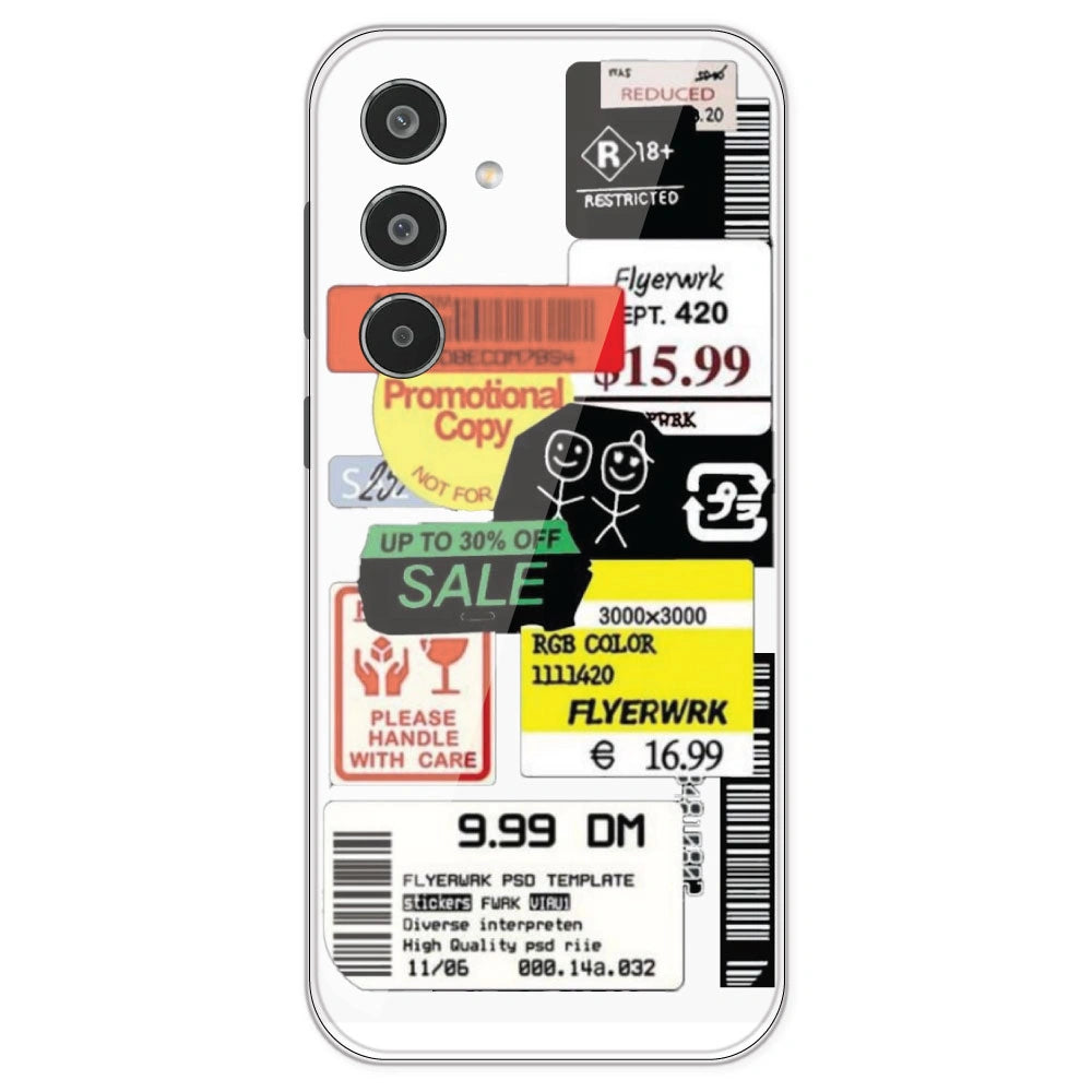 Sales - Clear Printed Silicone Case For Samsung Galaxy M35