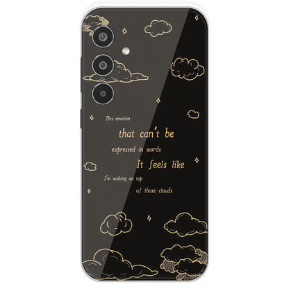 On Top Of Those Clouds - Printed Silicone Case For Samsung Galaxy M35