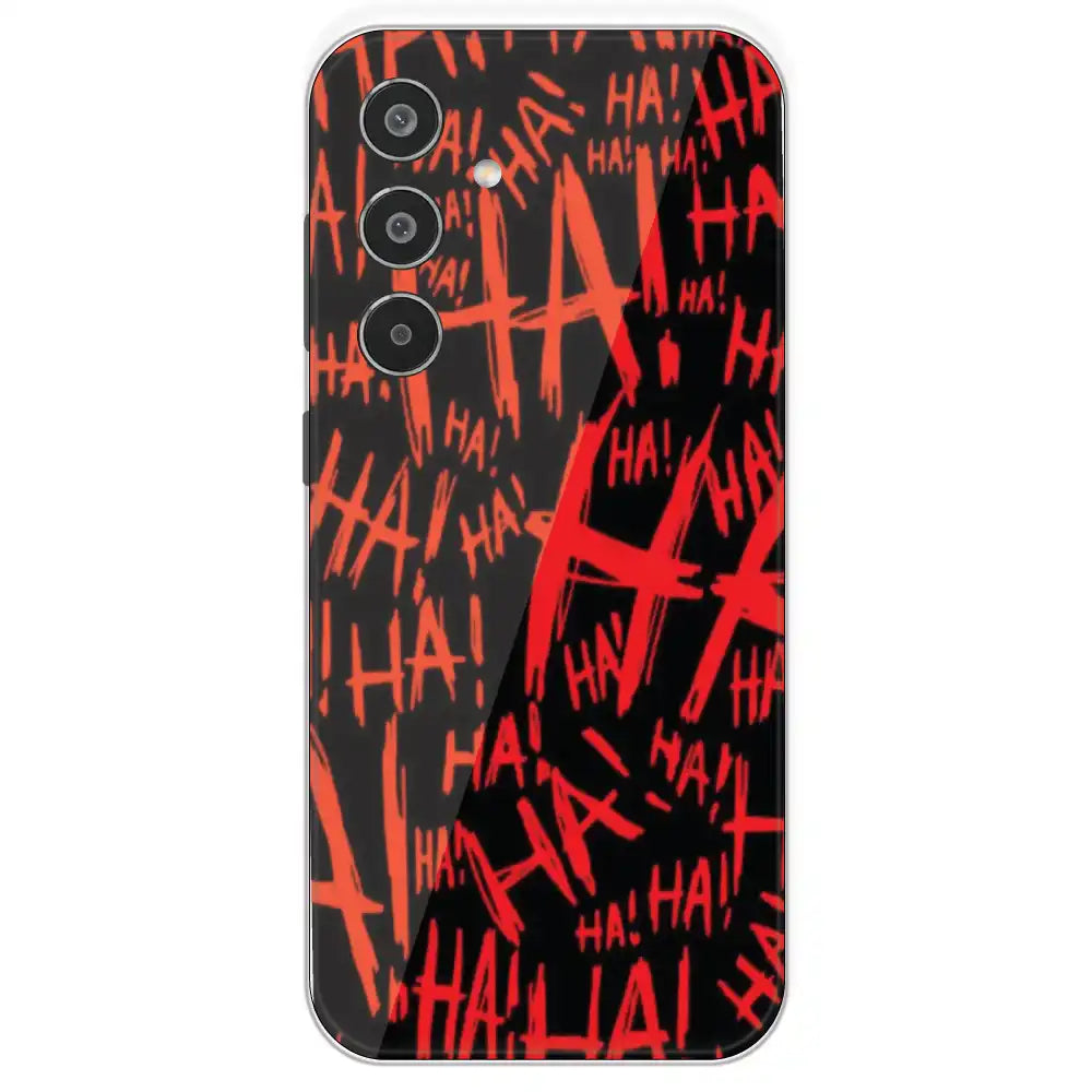 Ha ! - Printed Silicone Case For Samsung Galaxy M35