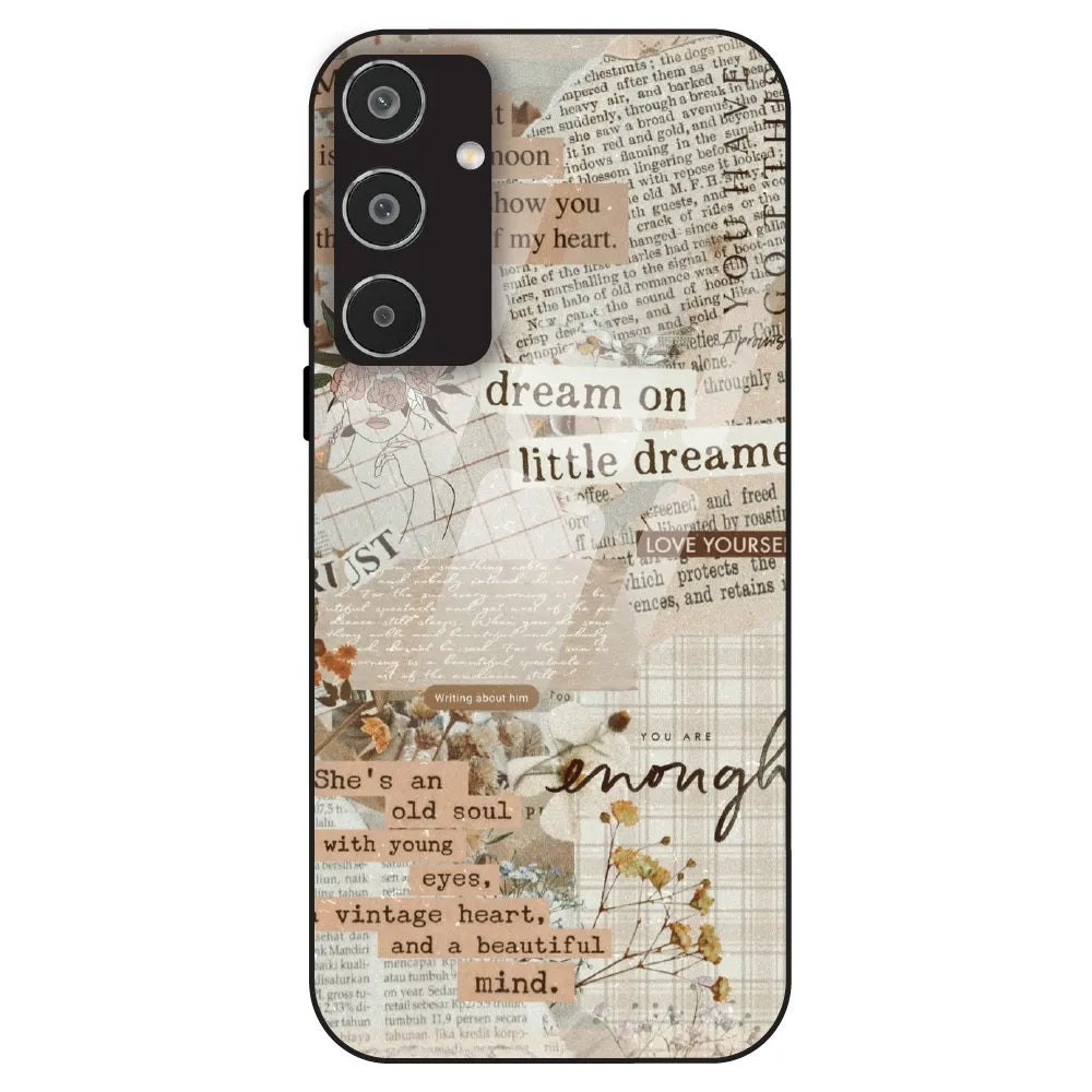 Vintage Quote - Glass Case For Samsung Galaxy M35