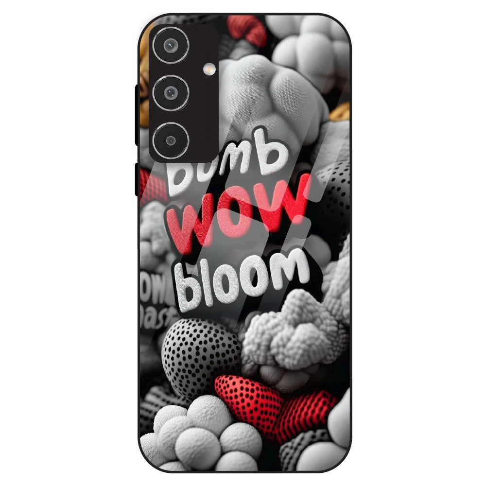 Urban Pop Text Aesthetic - Glass Case For Samsung Galaxy M35