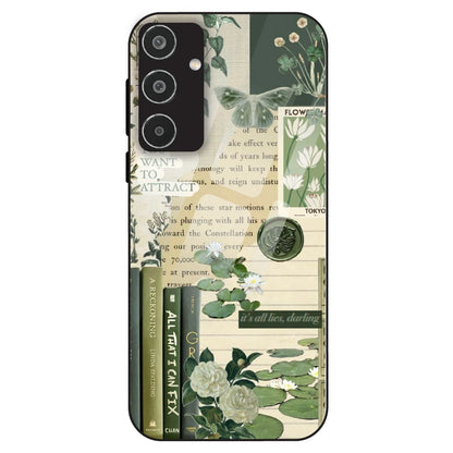 Botanical Vintage Collage - Glass Case For Samsung Galaxy M35