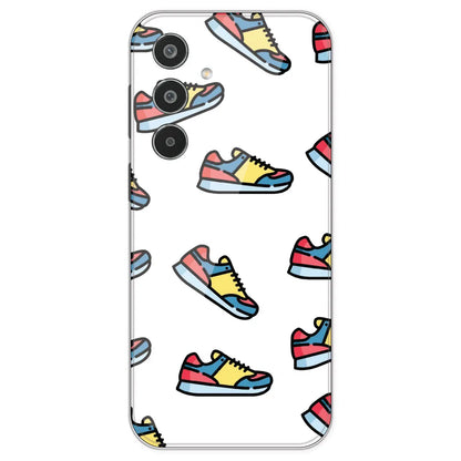 Sneakers - Clear Printed Silicone Case For Samsung Galaxy M35