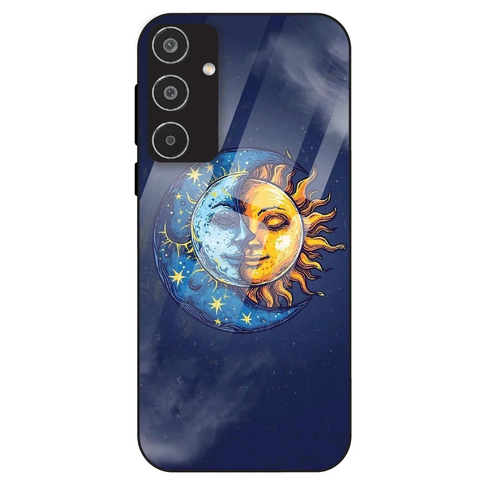 Celestial Eclipse Art - Glass Case For Samsung Galaxy M35