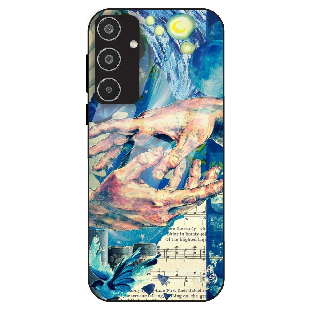 Cosmic Touch - Glass Case For Samsung Galaxy M35