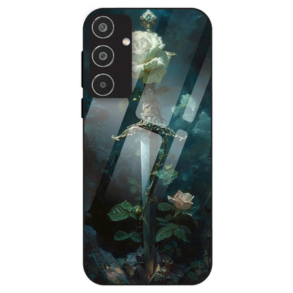 Mystic Sword Rose - Glass Case For Samsung Galaxy M35