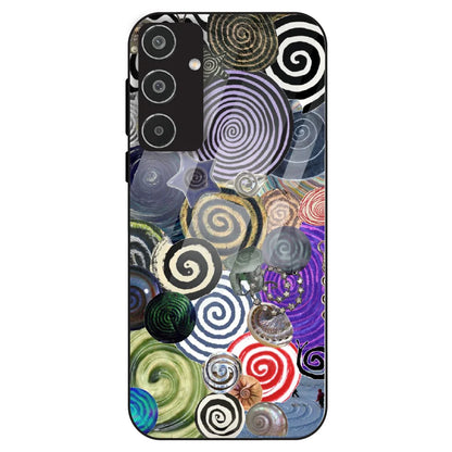 Abstract Spiral Vibe - Glass Case For Samsung Galaxy M35
