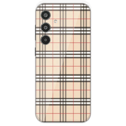 Yellow Checks - Printed Silicone Case For Samsung Galaxy M35