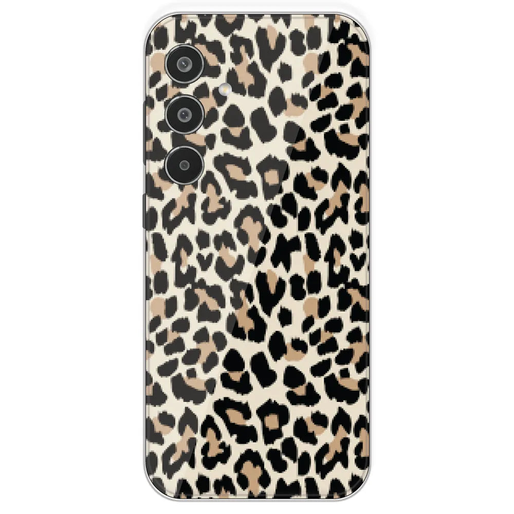 Leopard Print - Printed Silicone Case For Samsung Galaxy M35