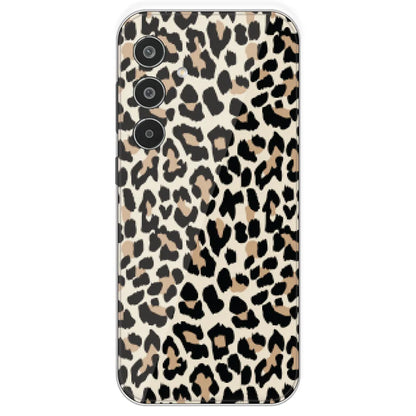 Leopard Print - Printed Silicone Case For Samsung Galaxy M35