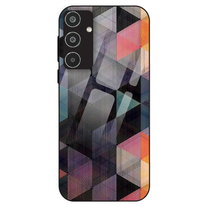 Geometric Prism Grid - Glass Case For Samsung Models