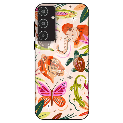 Wild Jungle Creatures - Glass Case For Samsung Galaxy M35