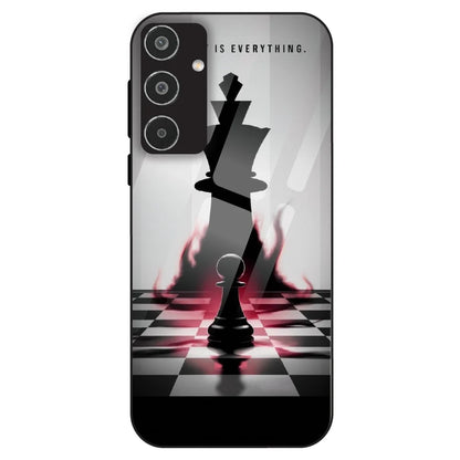 Chess Power Shadow - Glass Case For Samsung Galaxy M35