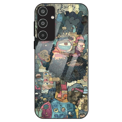 Urban Doodle Art - Glass Case For Samsung Galaxy M35