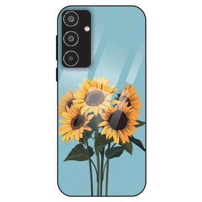 Sunflower Serenity - Glass Case For Samsung Galaxy M35