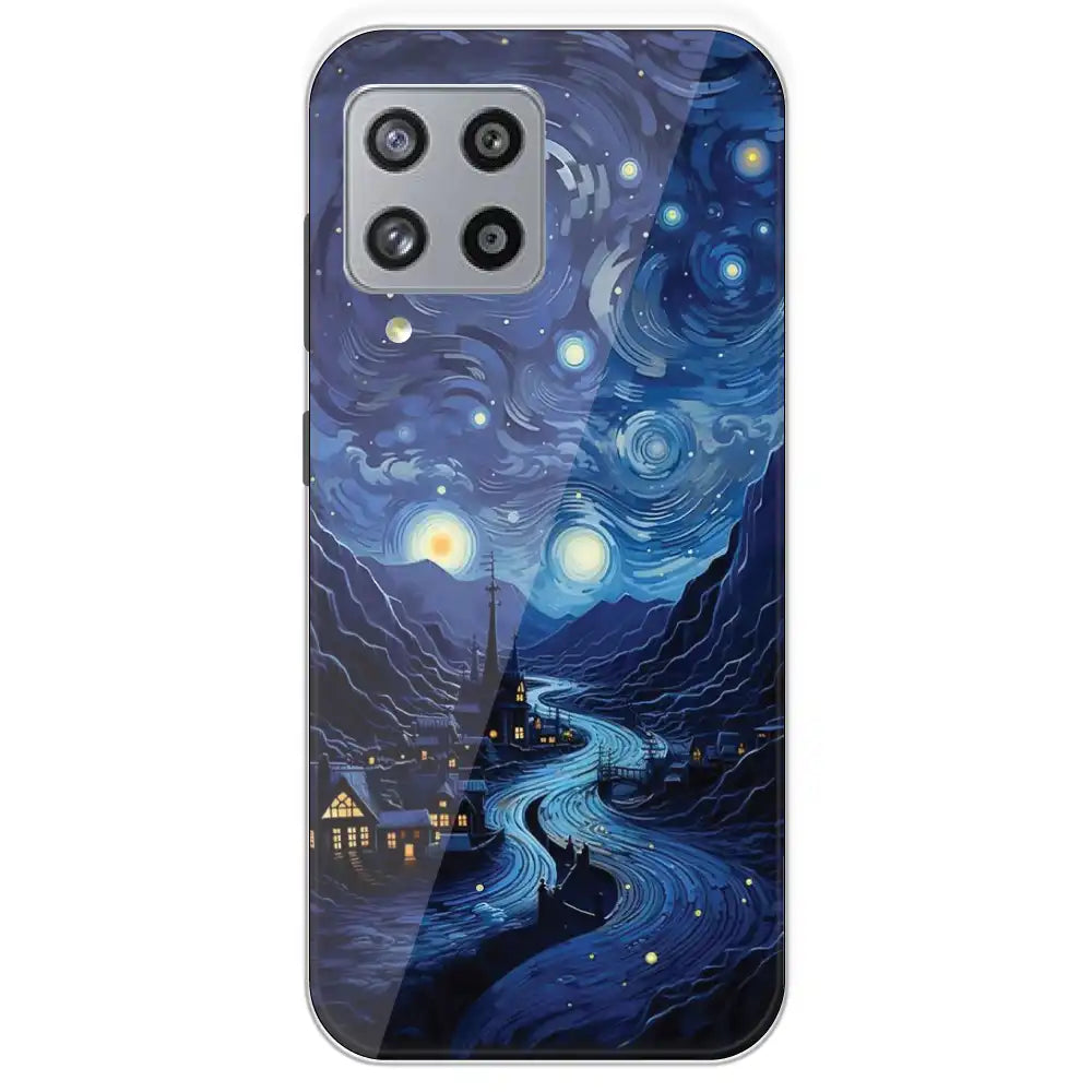 The Starry Night - Printed Silicone Case For Samsung Galaxy M42