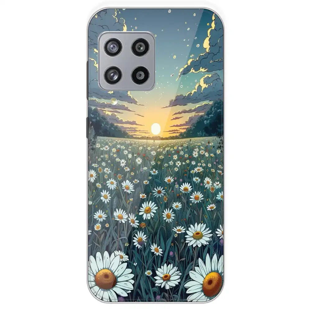 Daisy Sunset - Printed Silicone Case For Samsung Galaxy M42