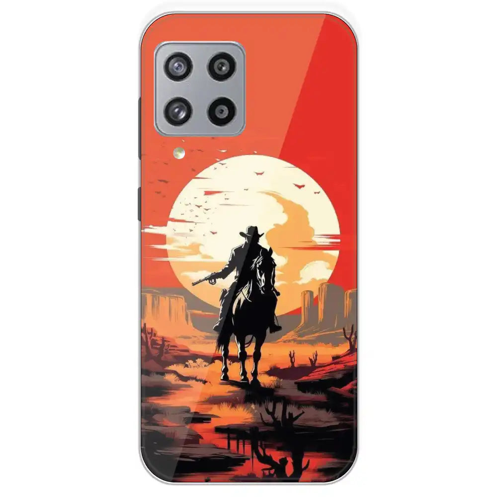 Cowboy - Printed Silicone Case For Samsung Galaxy M42