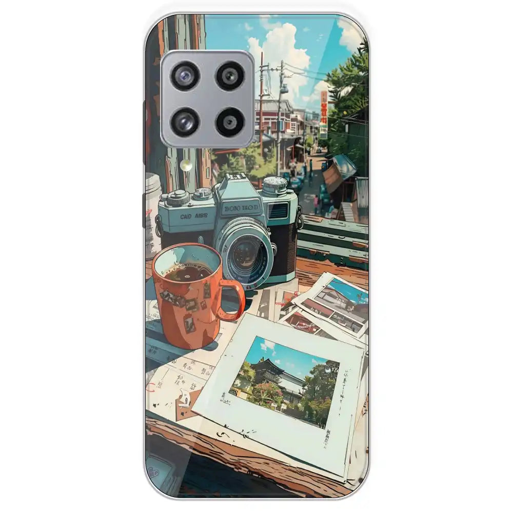 Vintage Camera Travel Vibes - Printed Silicone Case For Samsung Galaxy M42