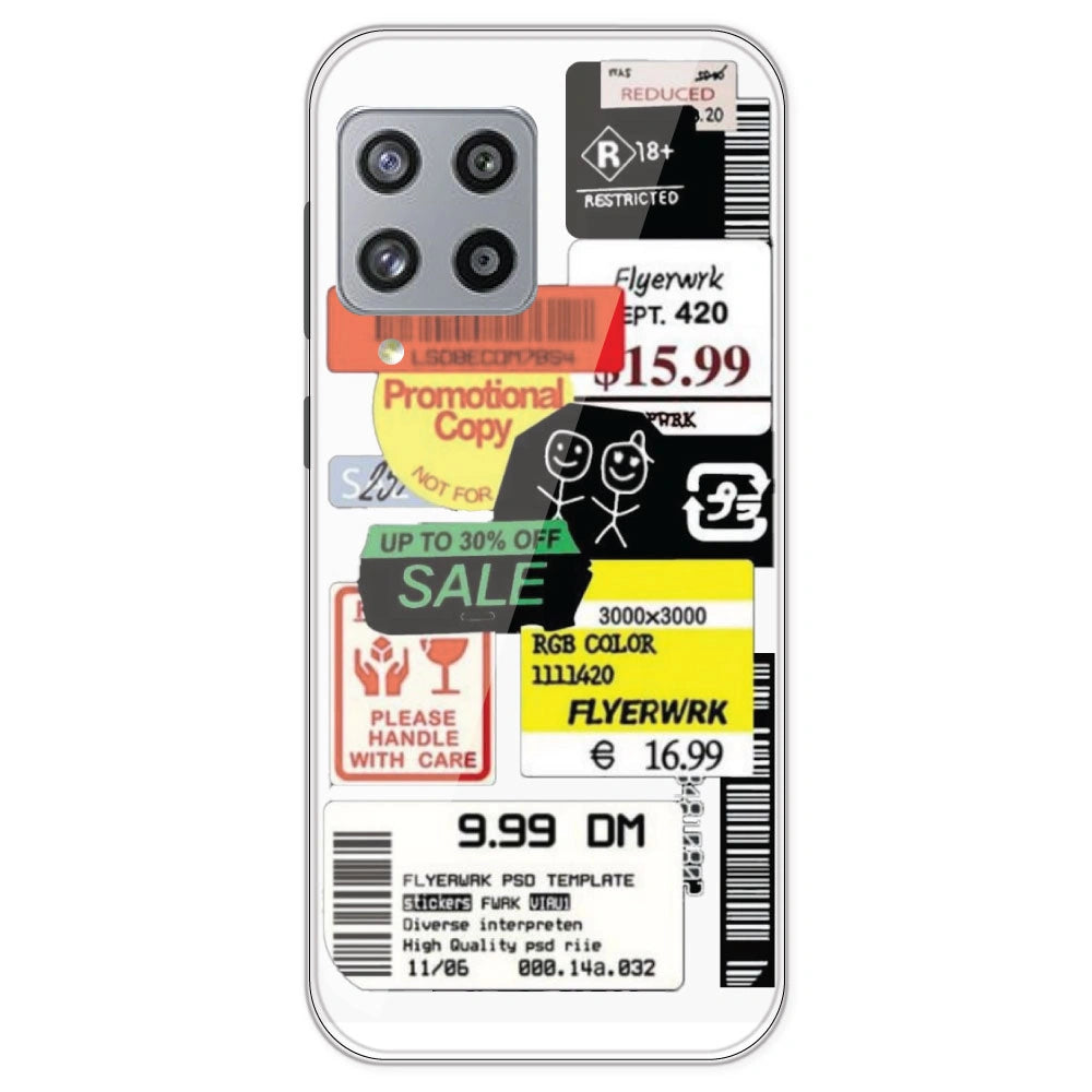 Sales - Clear Printed Silicone Case For Samsung Galaxy M42