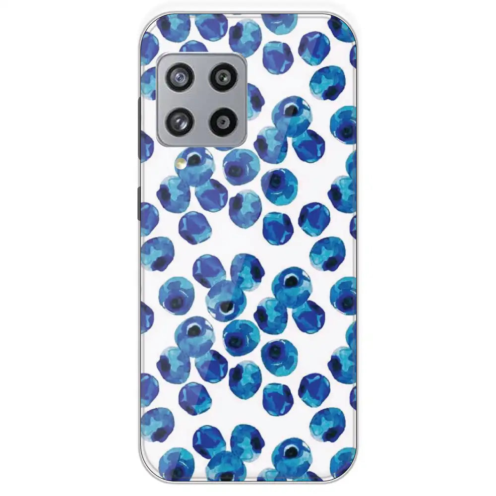 Blueberries - Printed Silicone Case For Samsung Galaxy M42