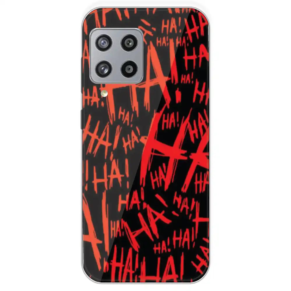 Ha ! - Printed Silicone Case For Samsung Galaxy M42