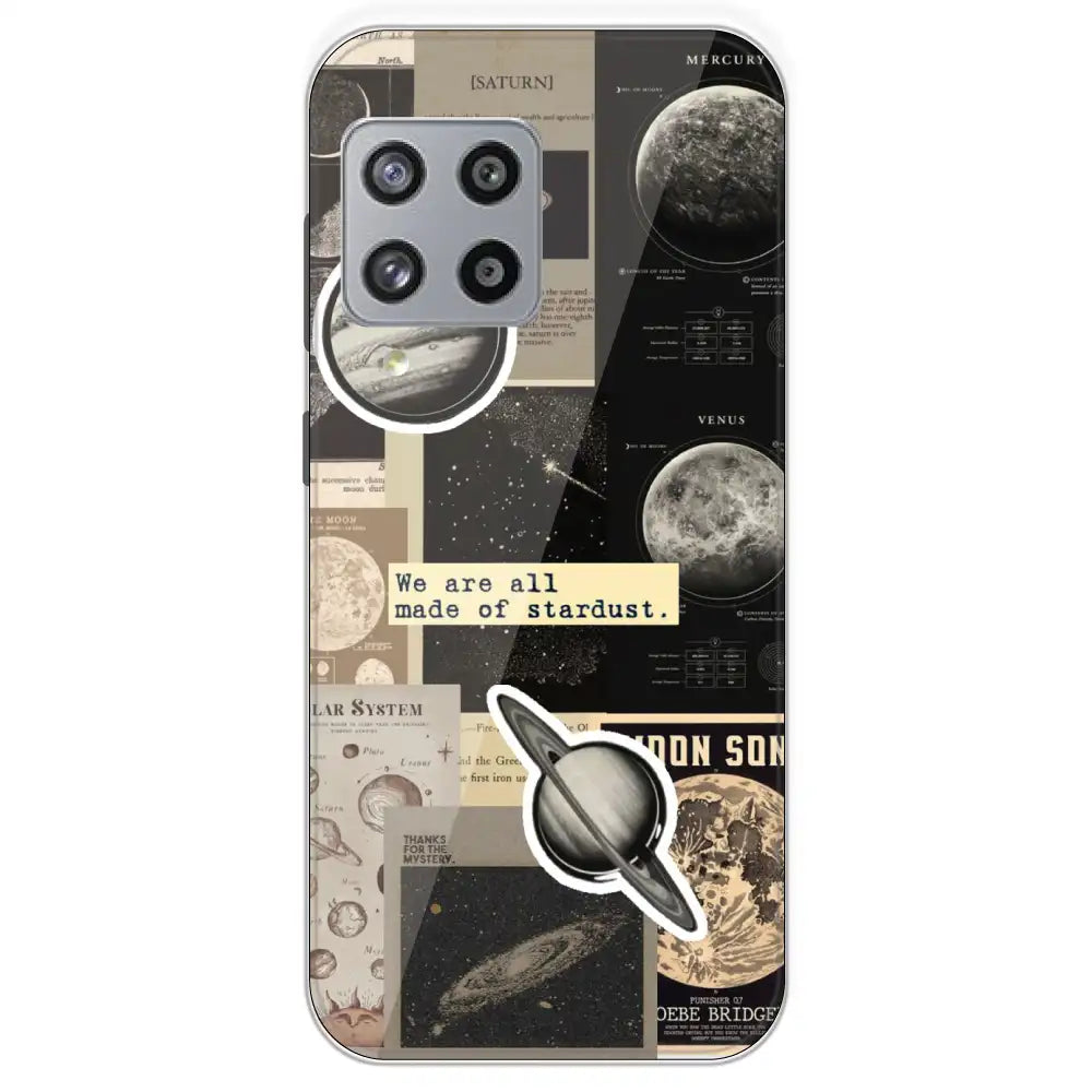 Planets - Printed Silicone Case For Samsung Galaxy M42
