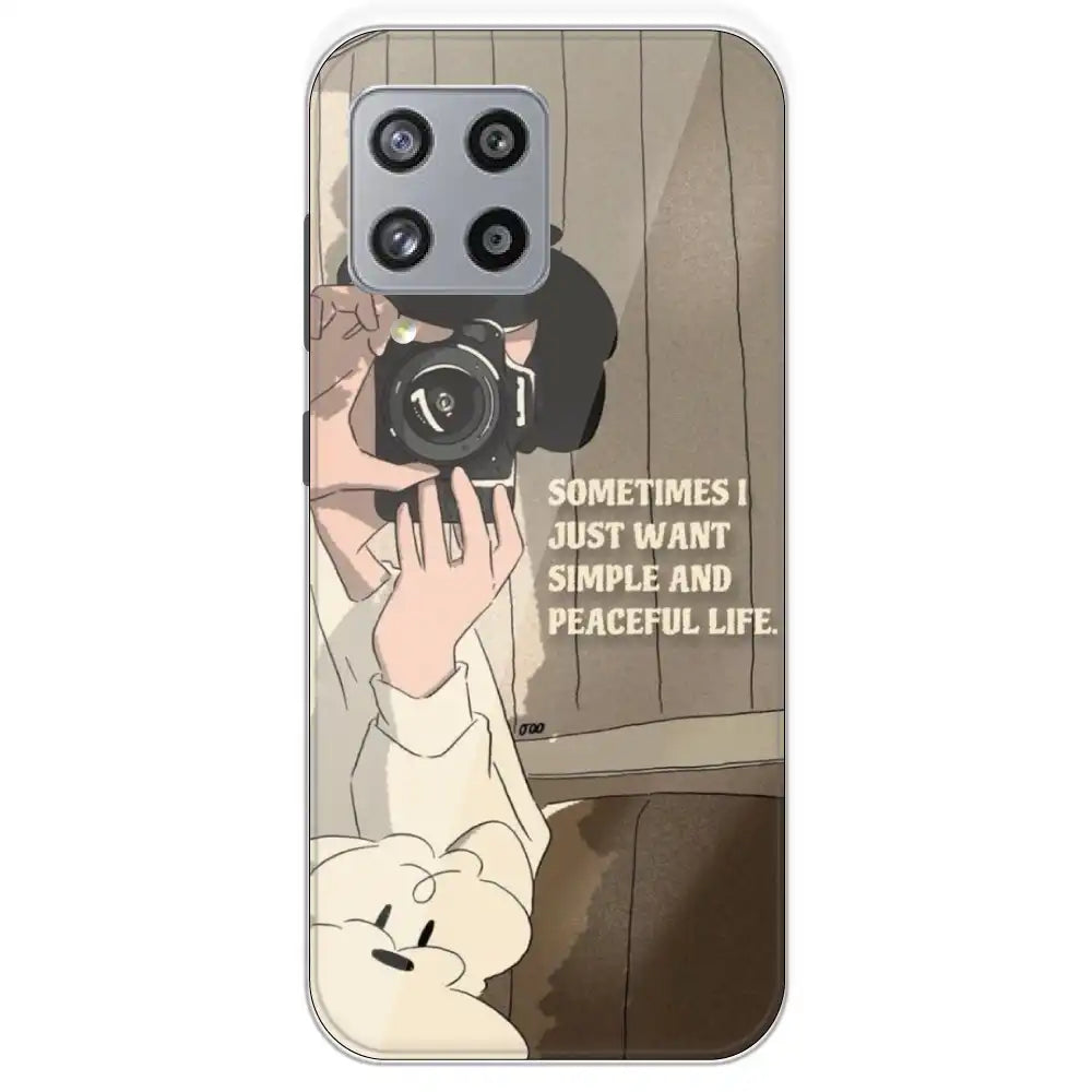 Photographer - Printed Silicone Case For Samsung Galaxy M42