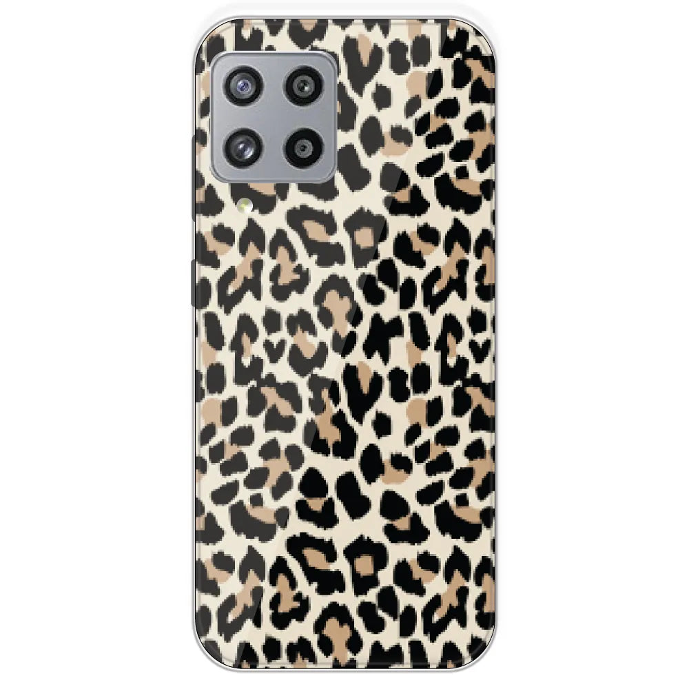 Leopard Print - Printed Silicone Case For Samsung Galaxy M42