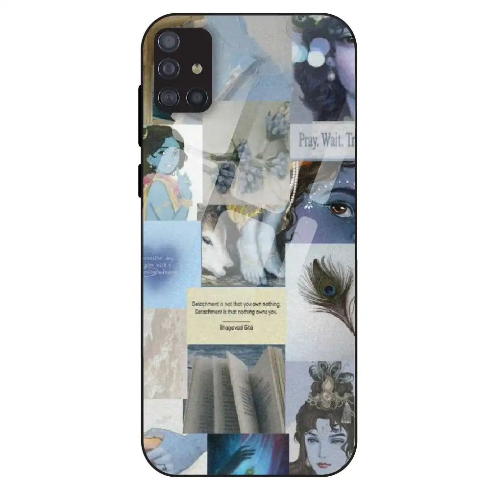Krishna Aesthetic - Glass Case For Samsung Galaxy M51