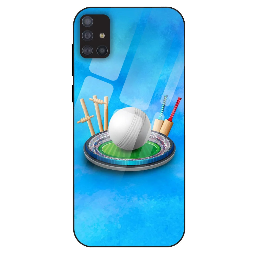 Cricket Fever - Glass Case For Samsung Galaxy M51