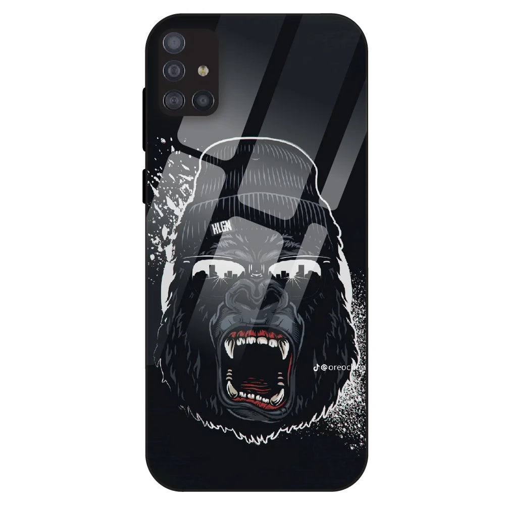 Savage Gorilla Street - Glass Case For Samsung Galaxy M51
