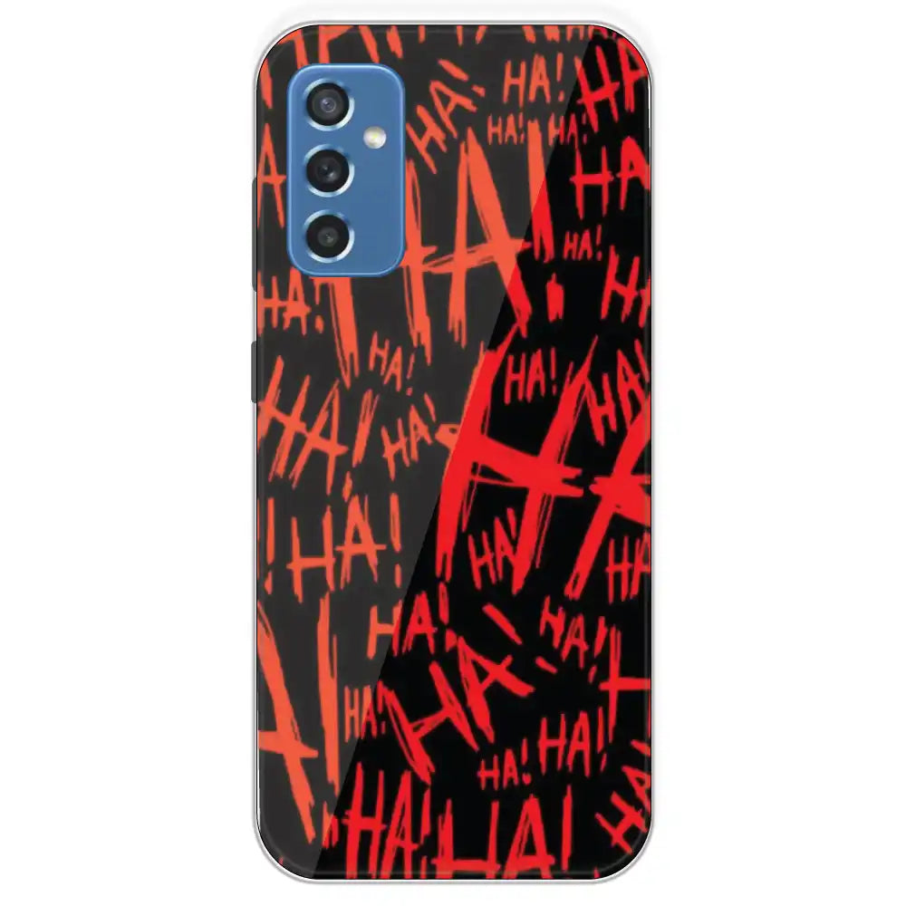 Ha ! - Printed Silicone Case For Samsung Galaxy M52