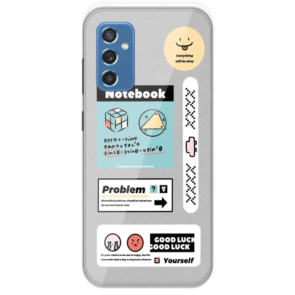 Exam Collage - Printed Silicone Case For Samsung Galaxy M52