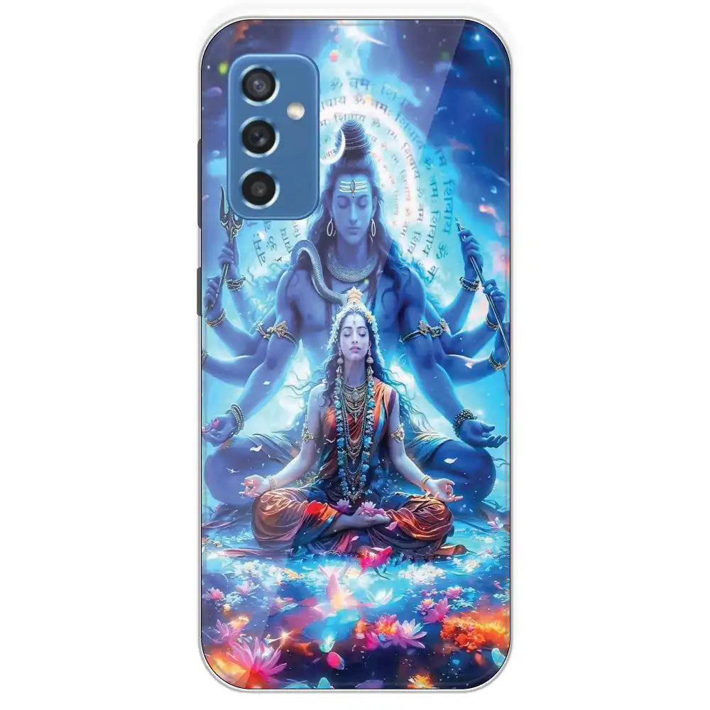 Shiv Parvati - Printed Silicone Case For Samsung Galaxy M52