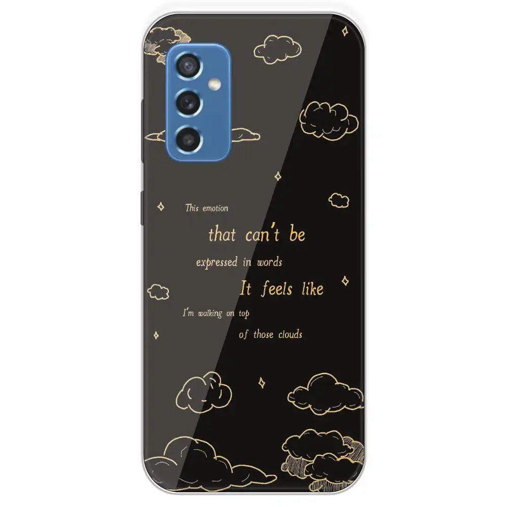 On Top Of Those Clouds - Printed Silicone Case For Samsung Galaxy M52