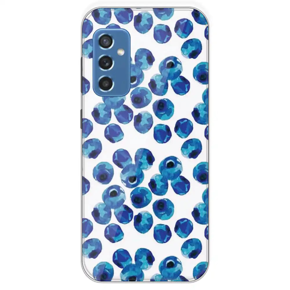 Blueberries - Printed Silicone Case For Samsung Galaxy M52