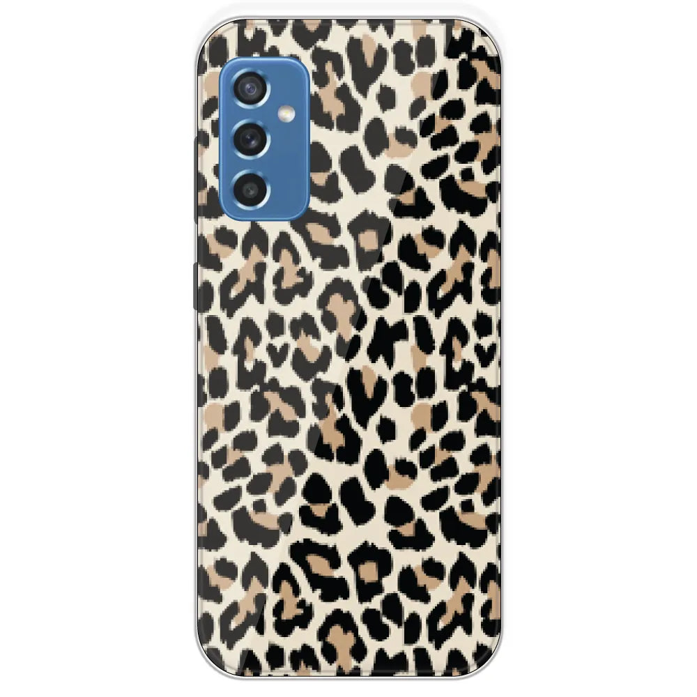 Leopard Print - Printed Silicone Case For Samsung Galaxy M52