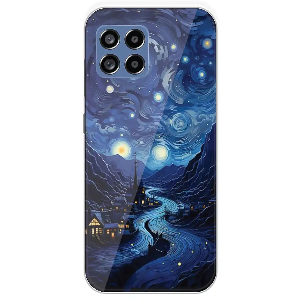 The Starry Night - Printed Silicone Case For Samsung Galaxy M53