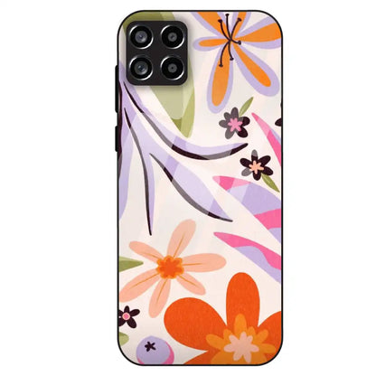 Floral Bliss Aesthetic - Glass Case For Samsung Galaxy M53