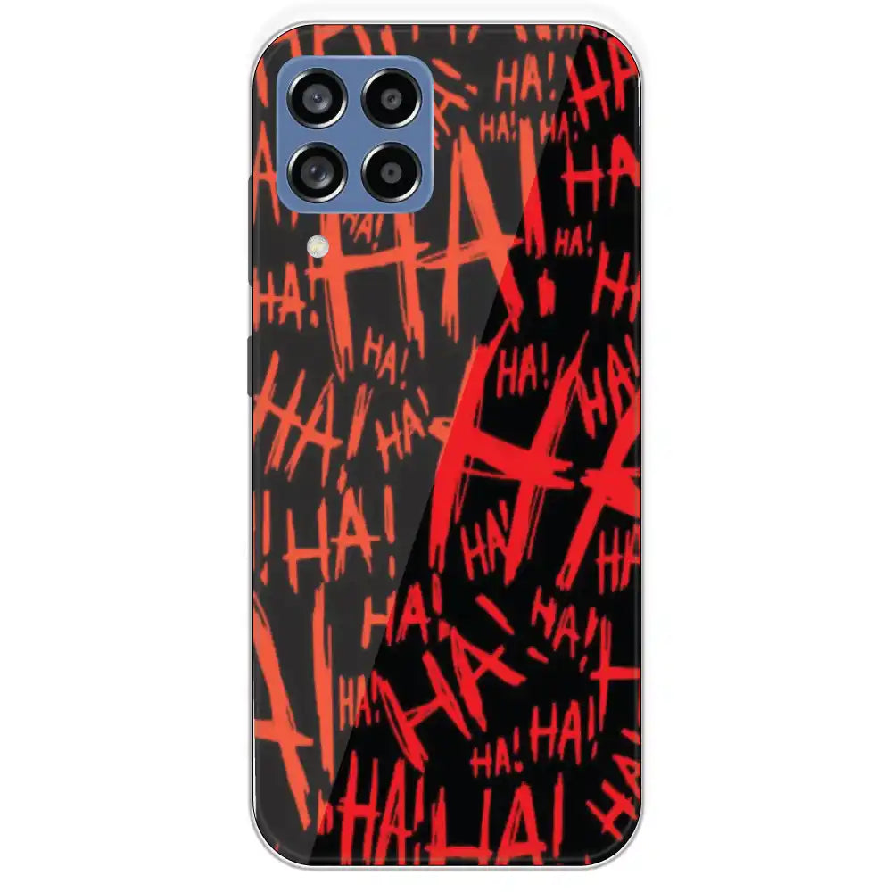 Ha ! - Printed Silicone Case For Samsung Galaxy M53